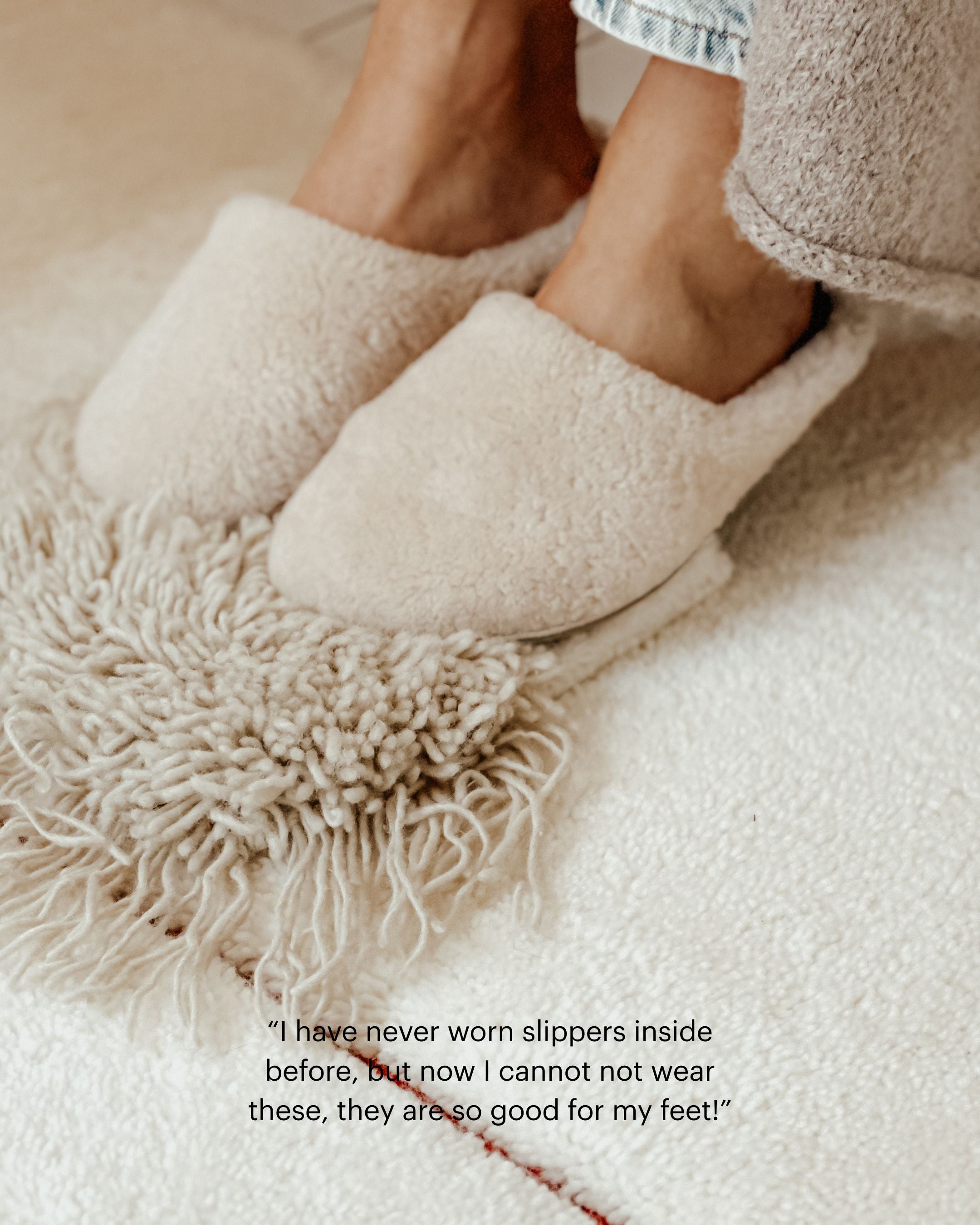 ROMA Shearling Natural White