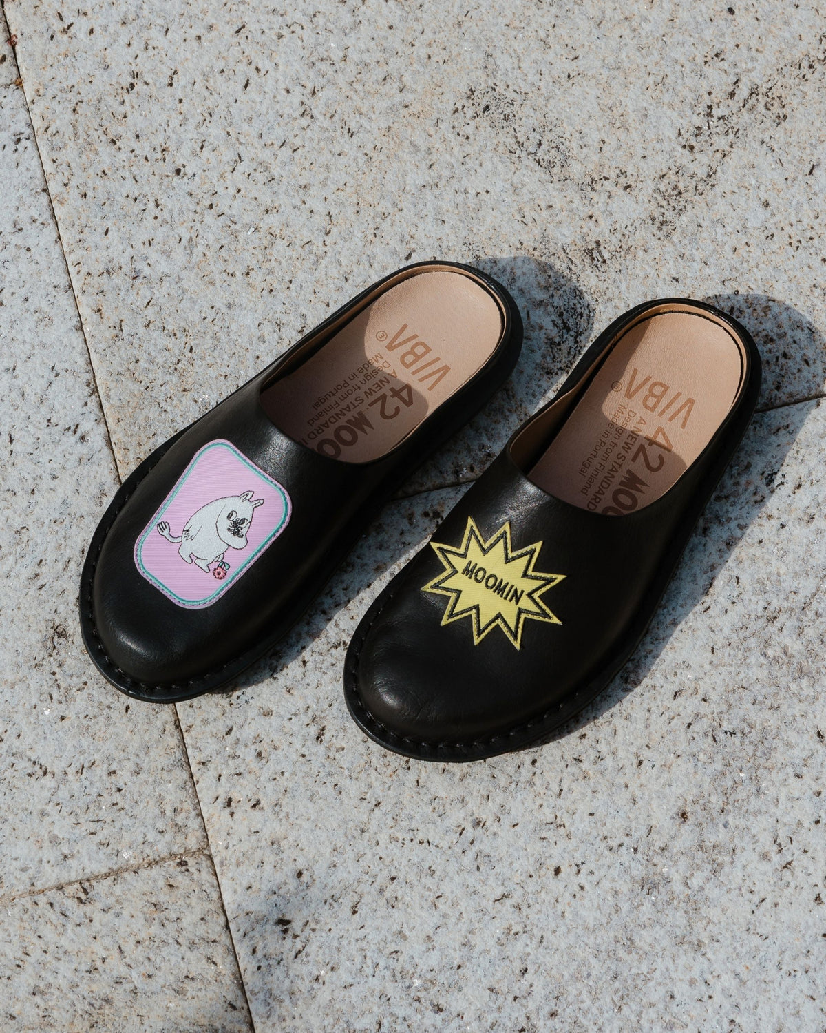 MOOMIN x VIBAe ROMA Leather Preto Black