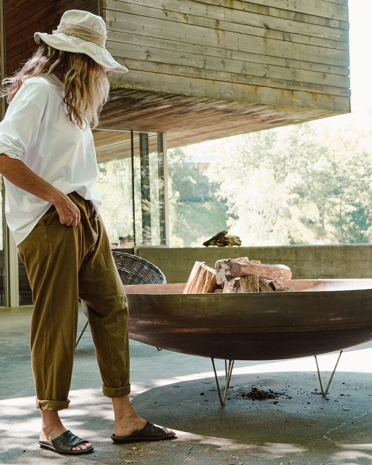 SAINT TROPEZ Leather Preto Black