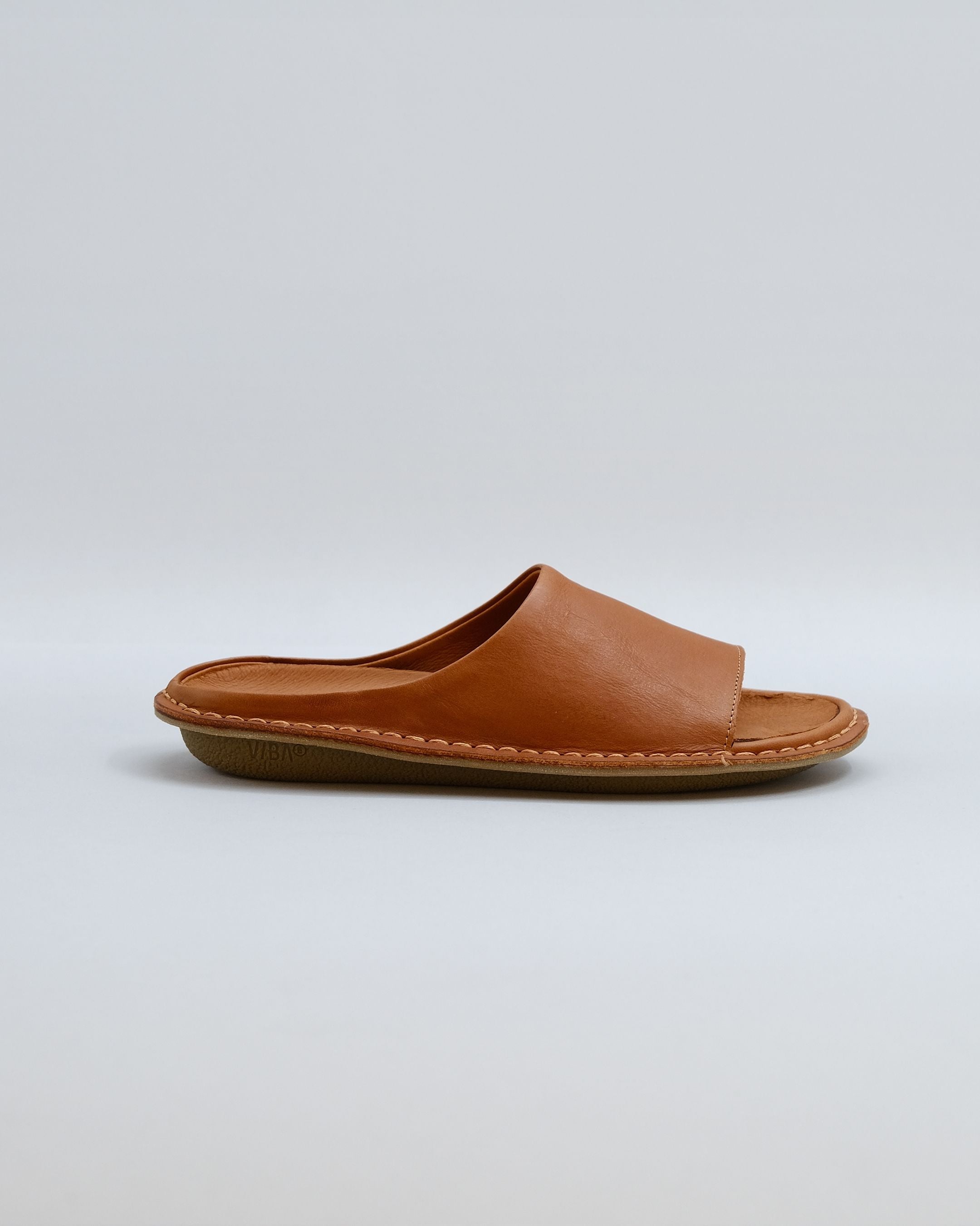 SAINT TROPEZ Leather Cognac Brown