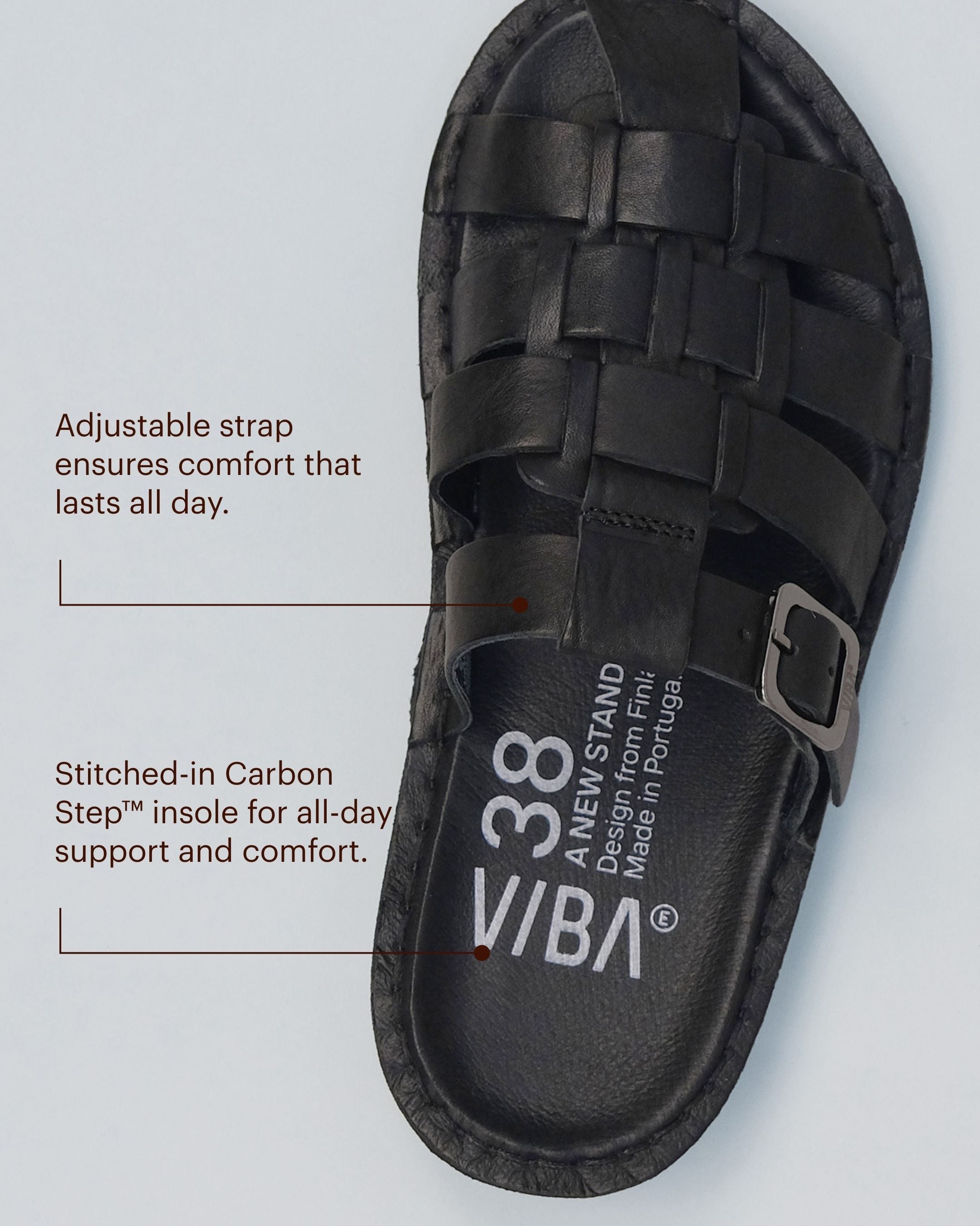 AMALFI Leather Preto Black