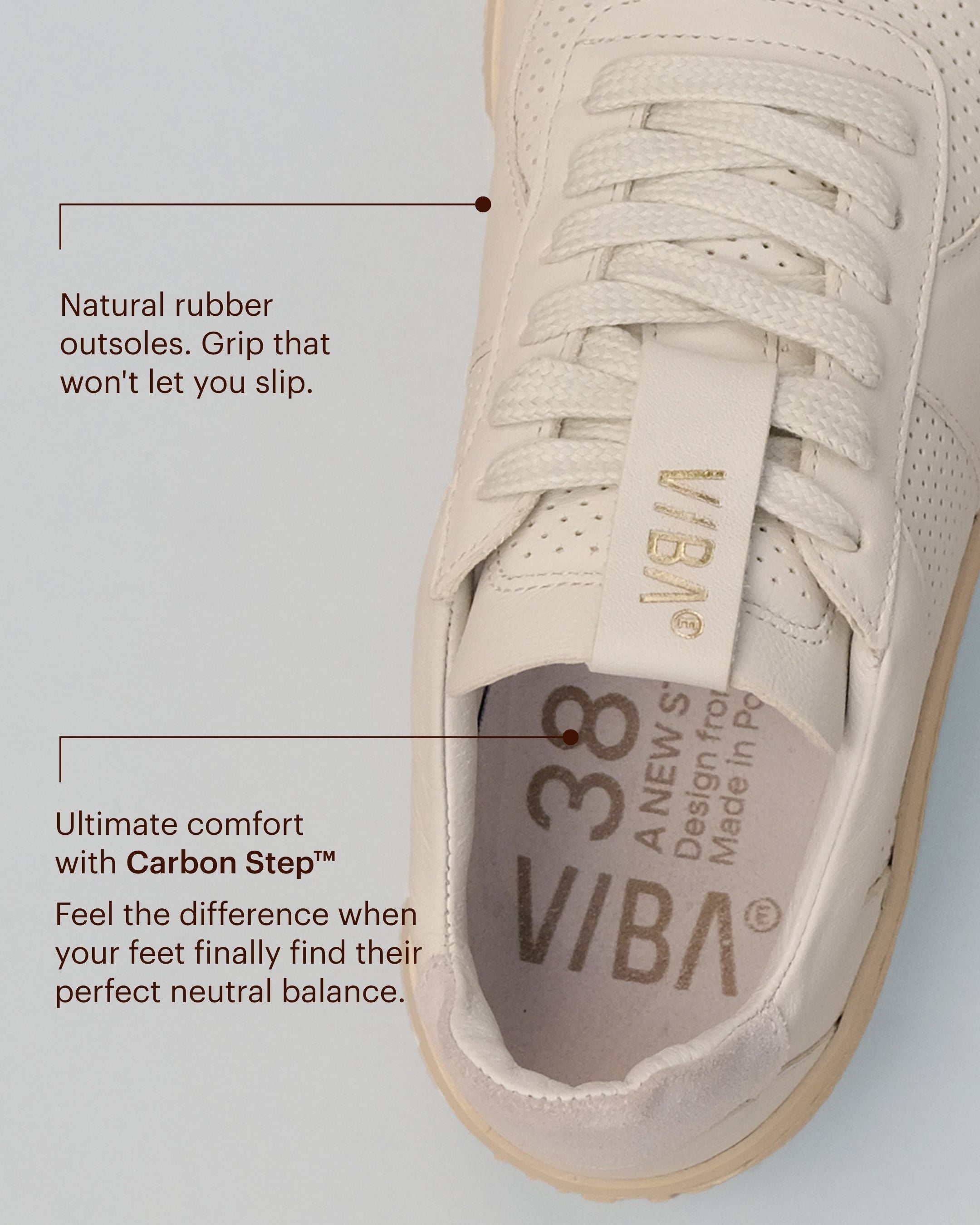 LONDON Bio Leather White/Chalk