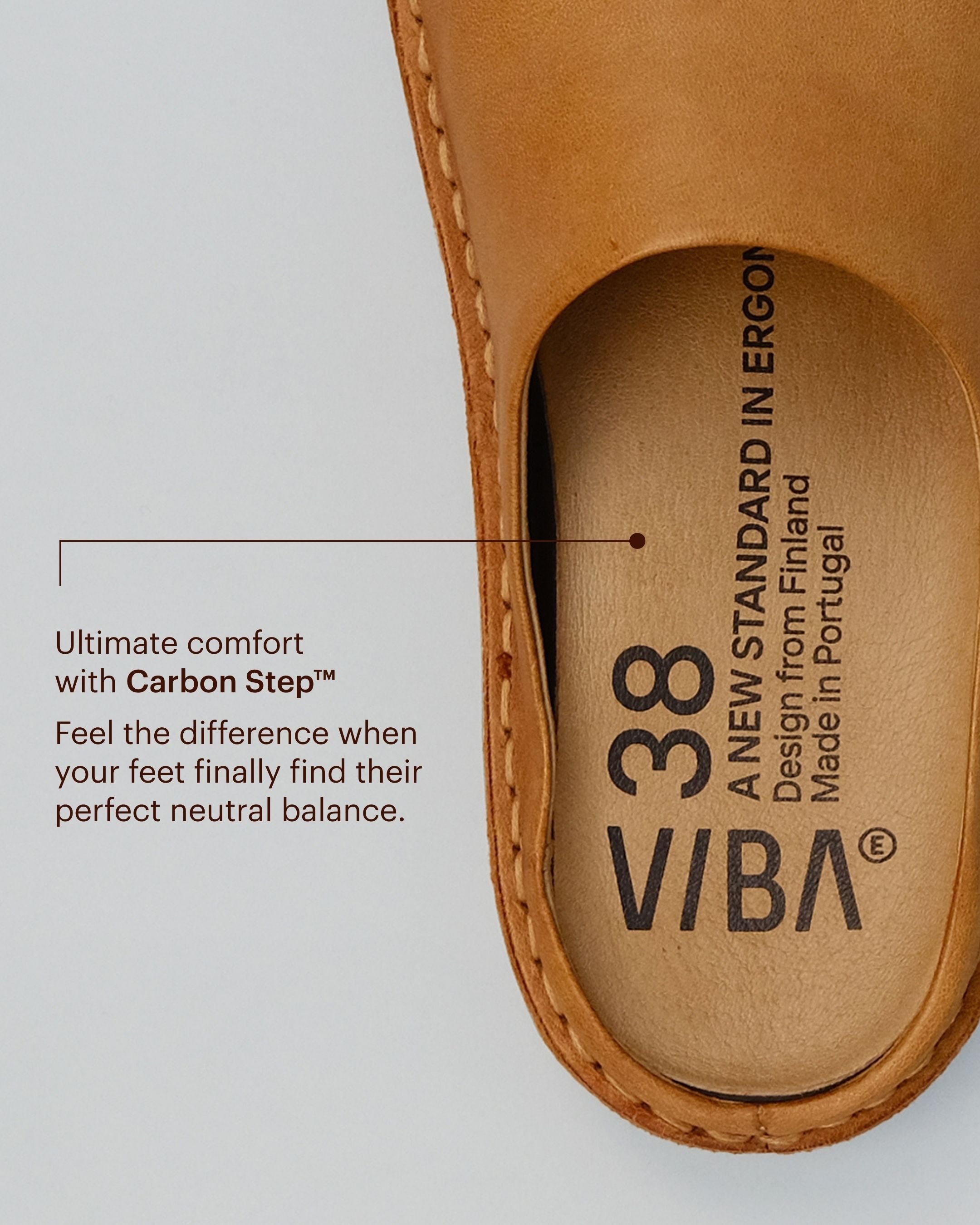 SAINT TROPEZ Leather Fawn Tan