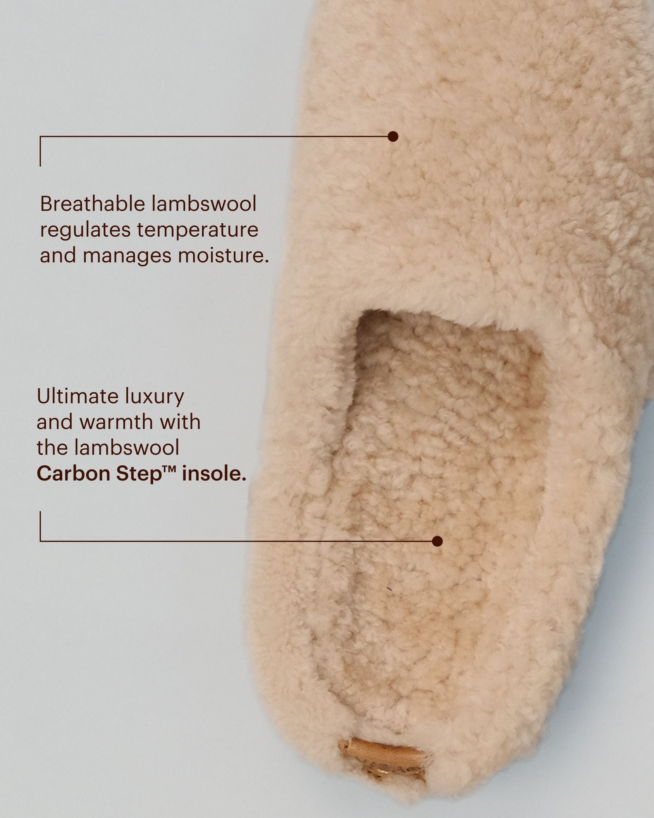 ROMA Shearling Natural White