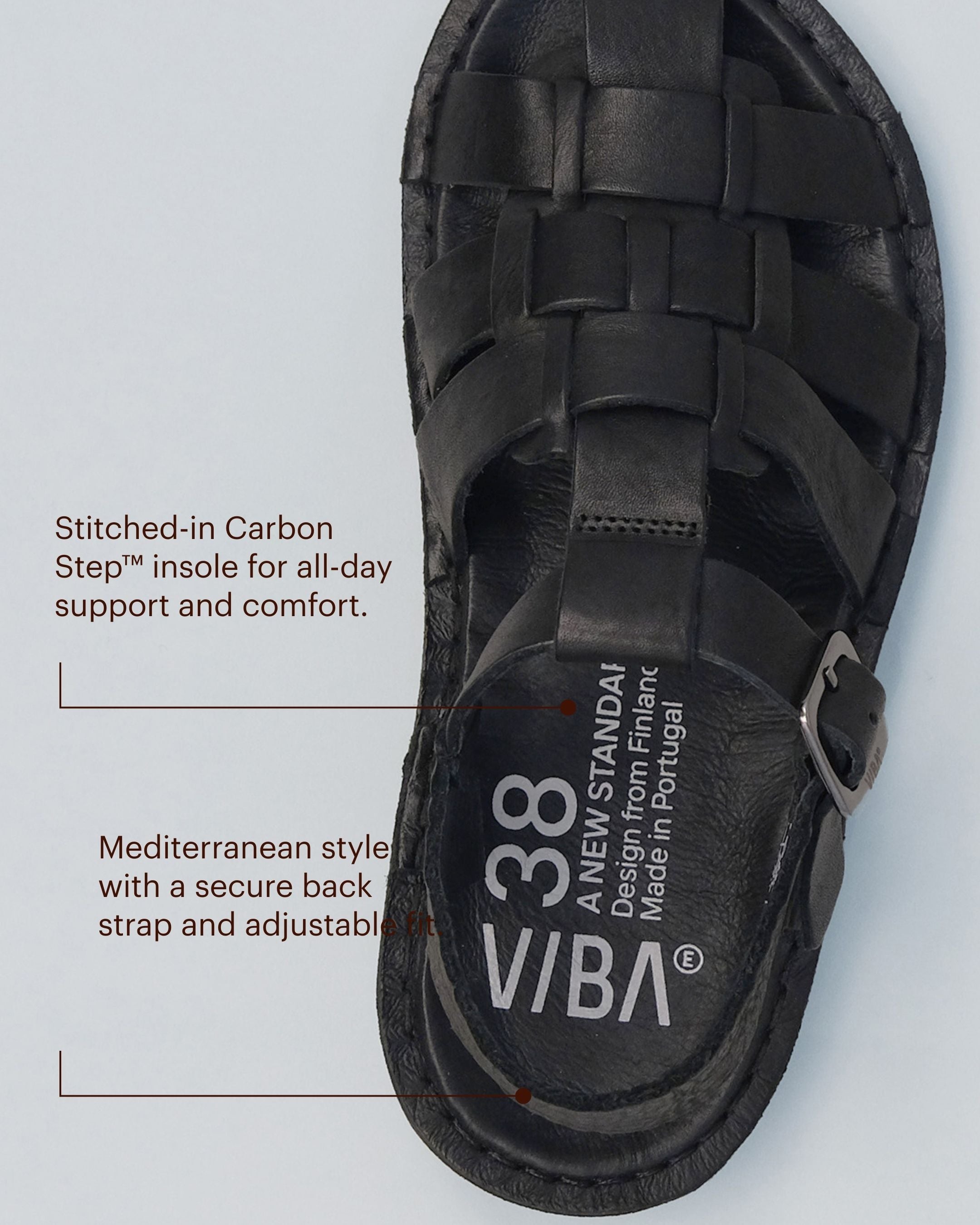 CAPRI Leather Preto Black