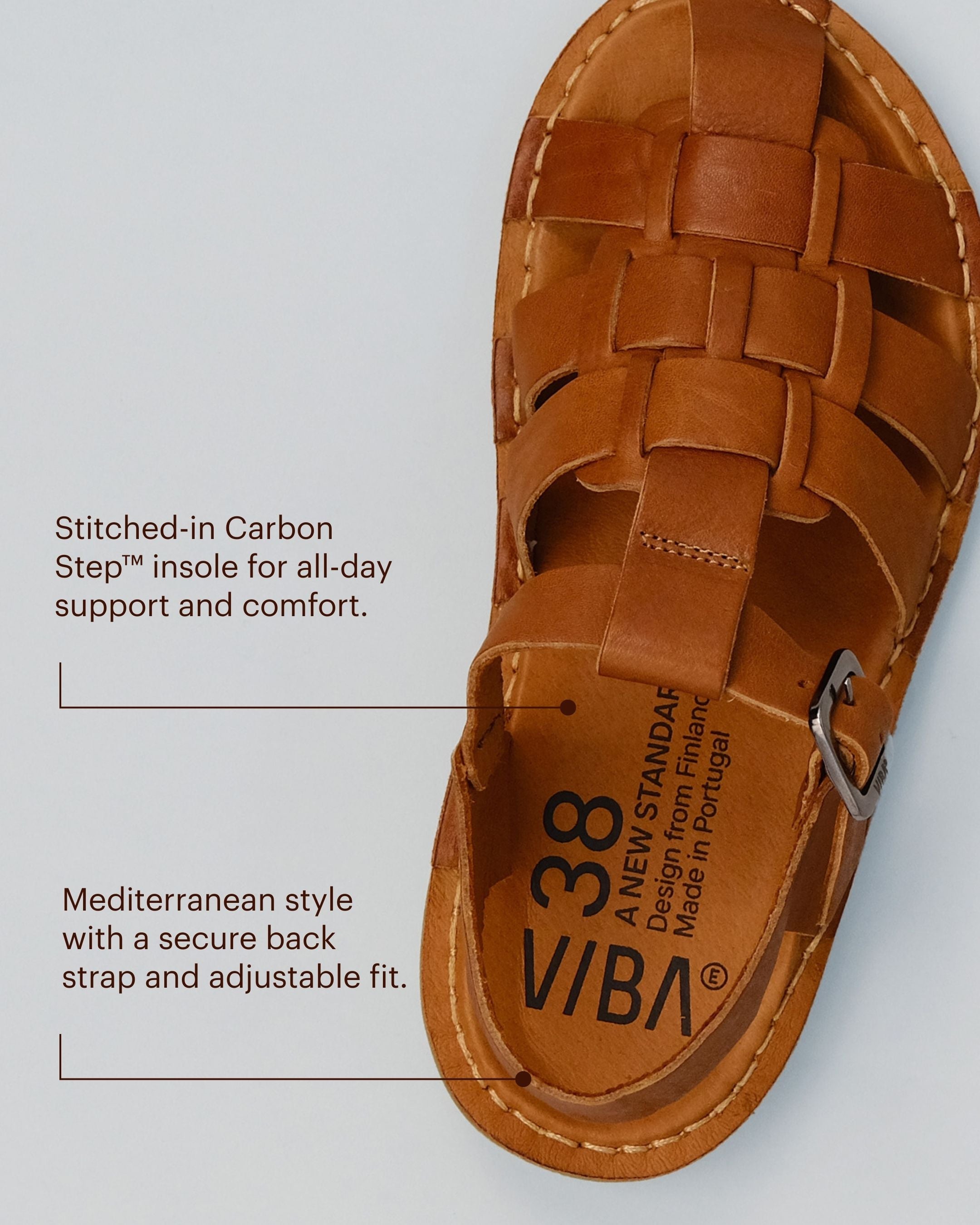 CAPRI Leather Cognac Brown