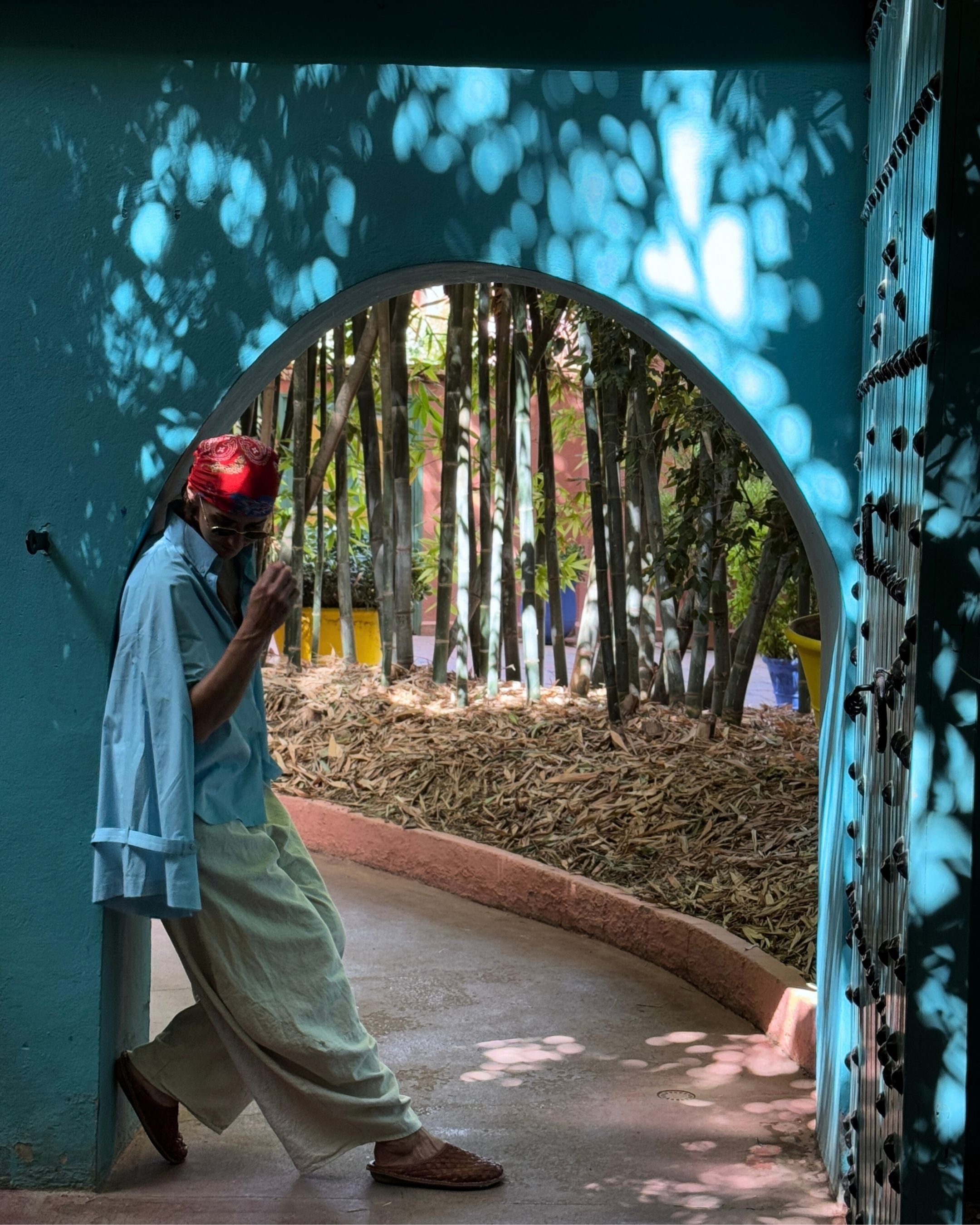 ROMA Woven Leather Cognac Brown