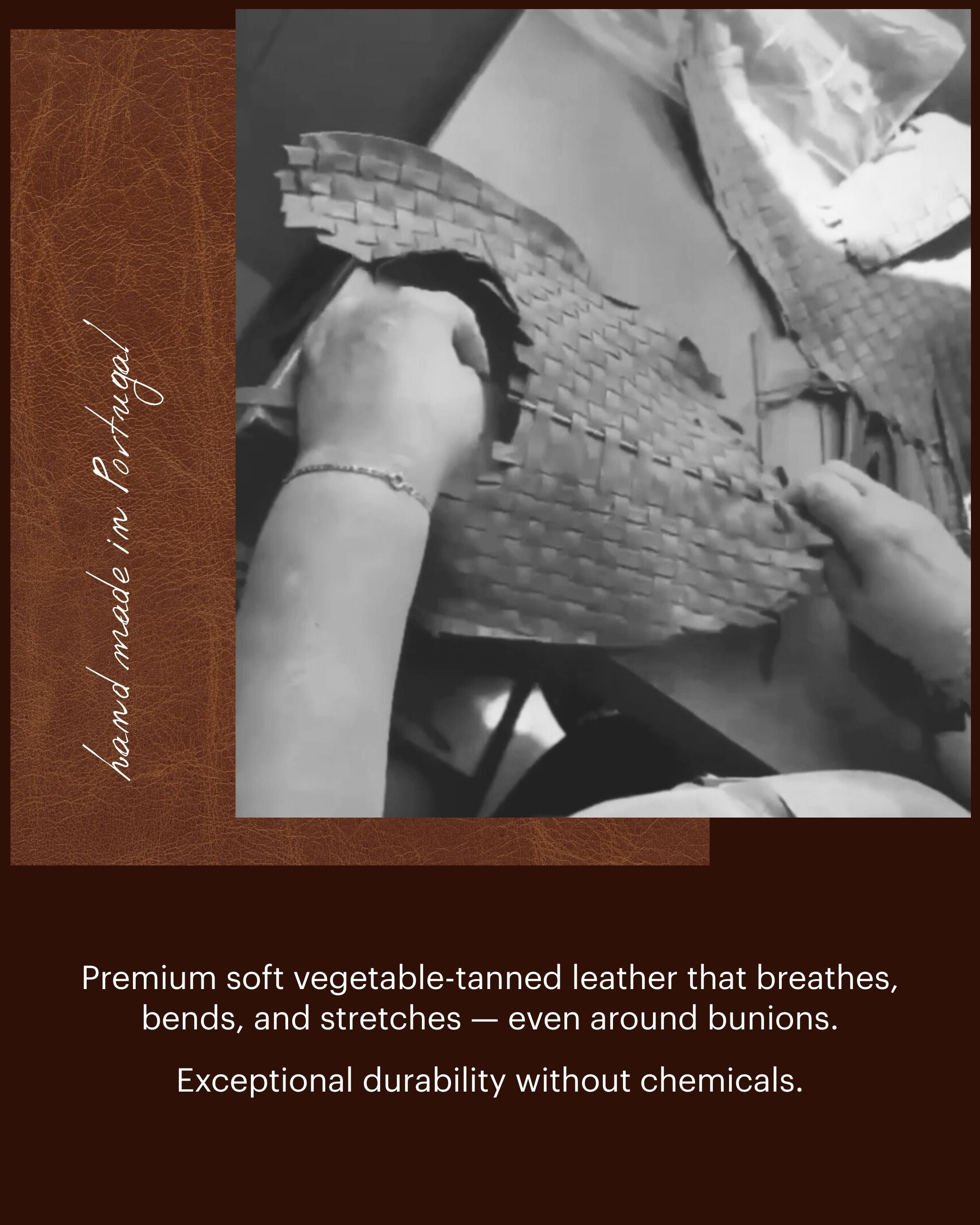 ROMA Woven Leather Preto Black