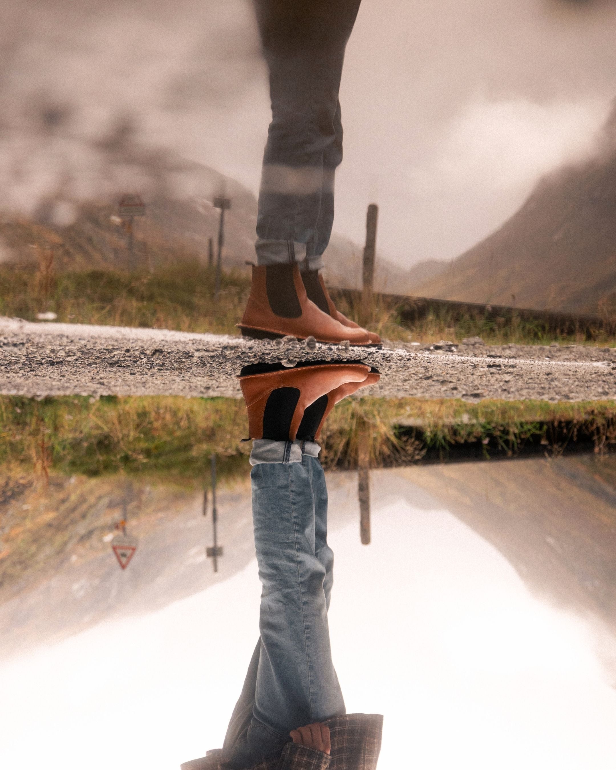 HELSINKI Leather Cognac Brown