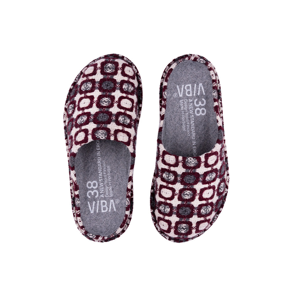 ROMA Wool Burel 1974 Burgundy