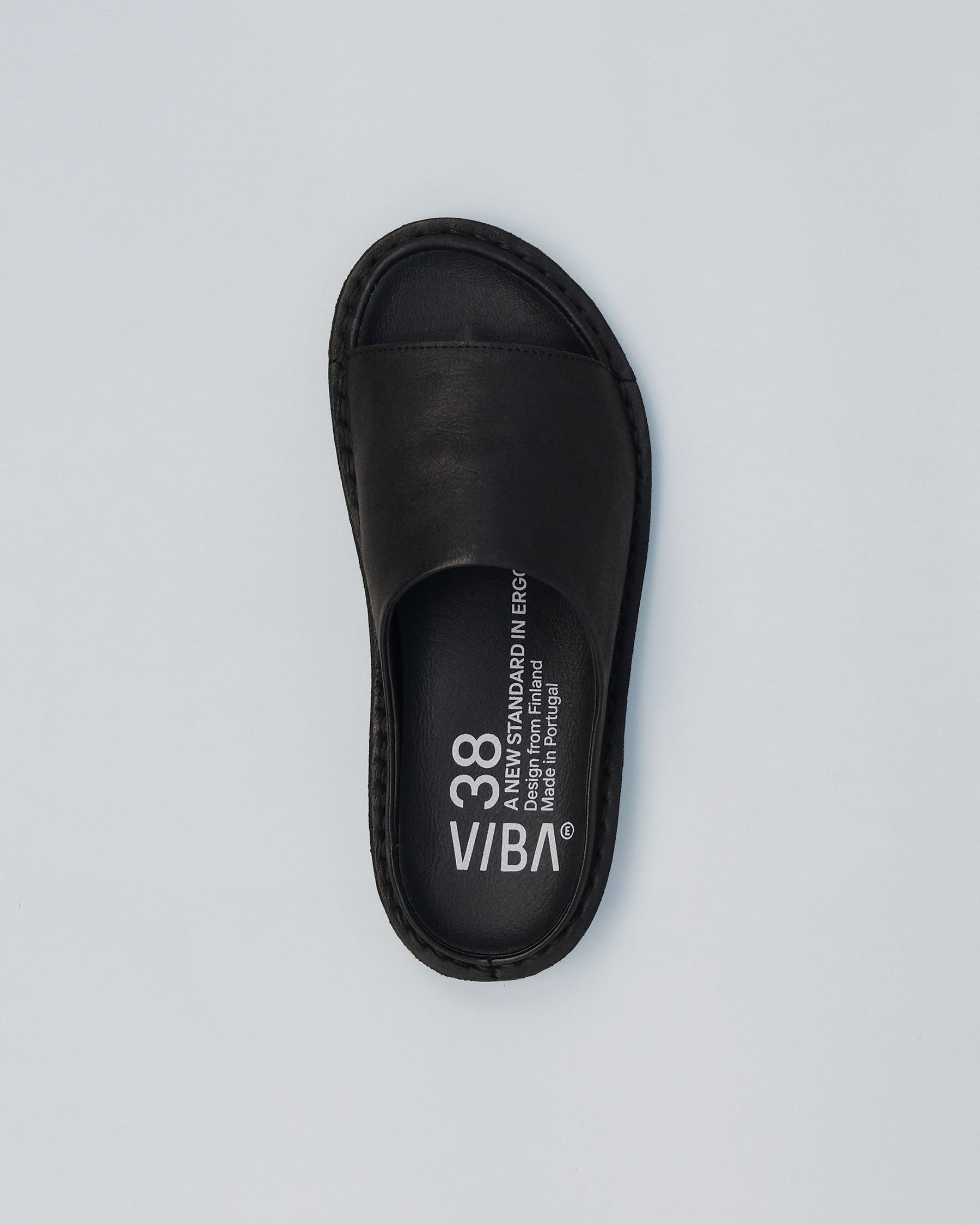 SAINT TROPEZ Leather Preto Black