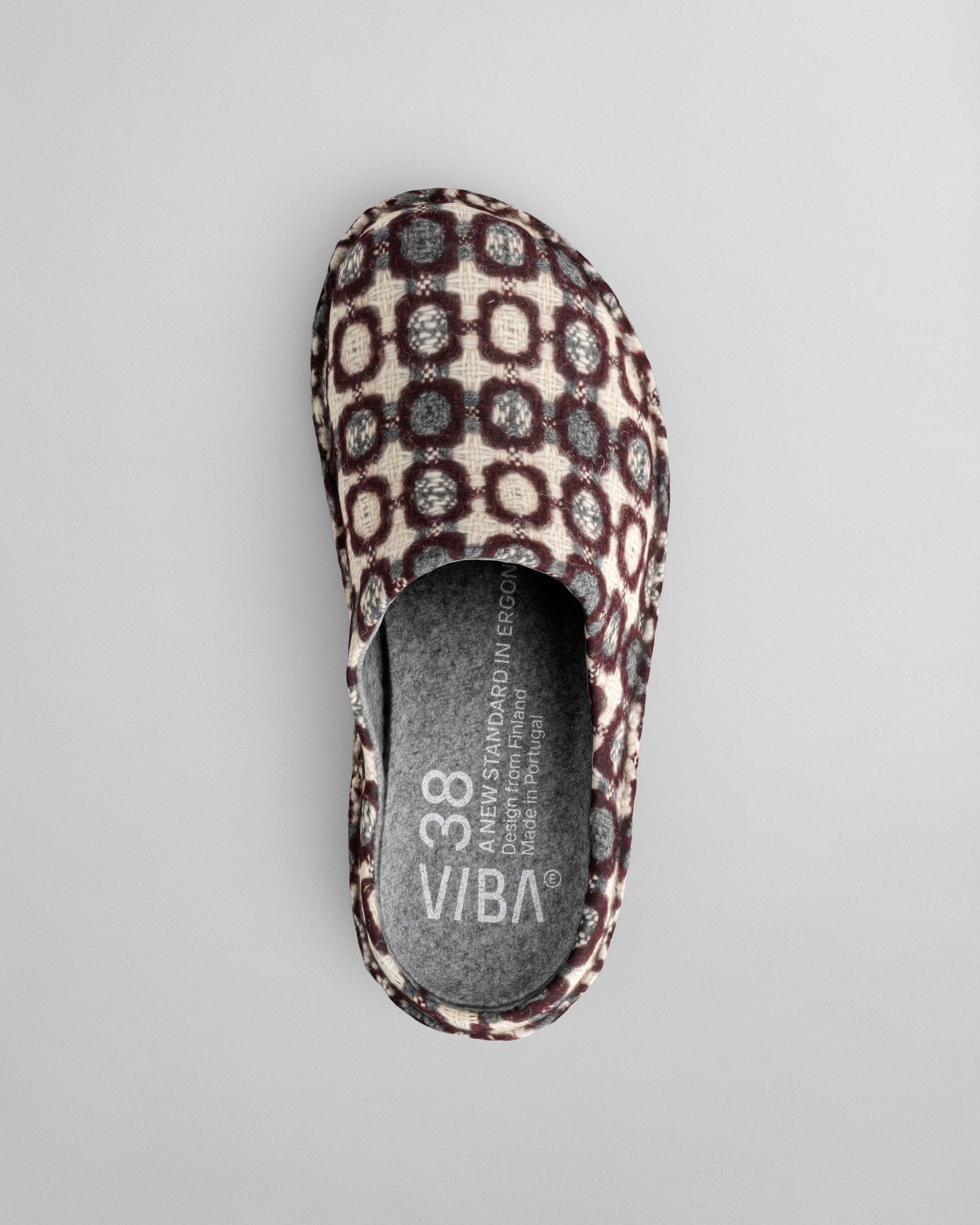 ROMA Wool Burel 1974 Burgundy