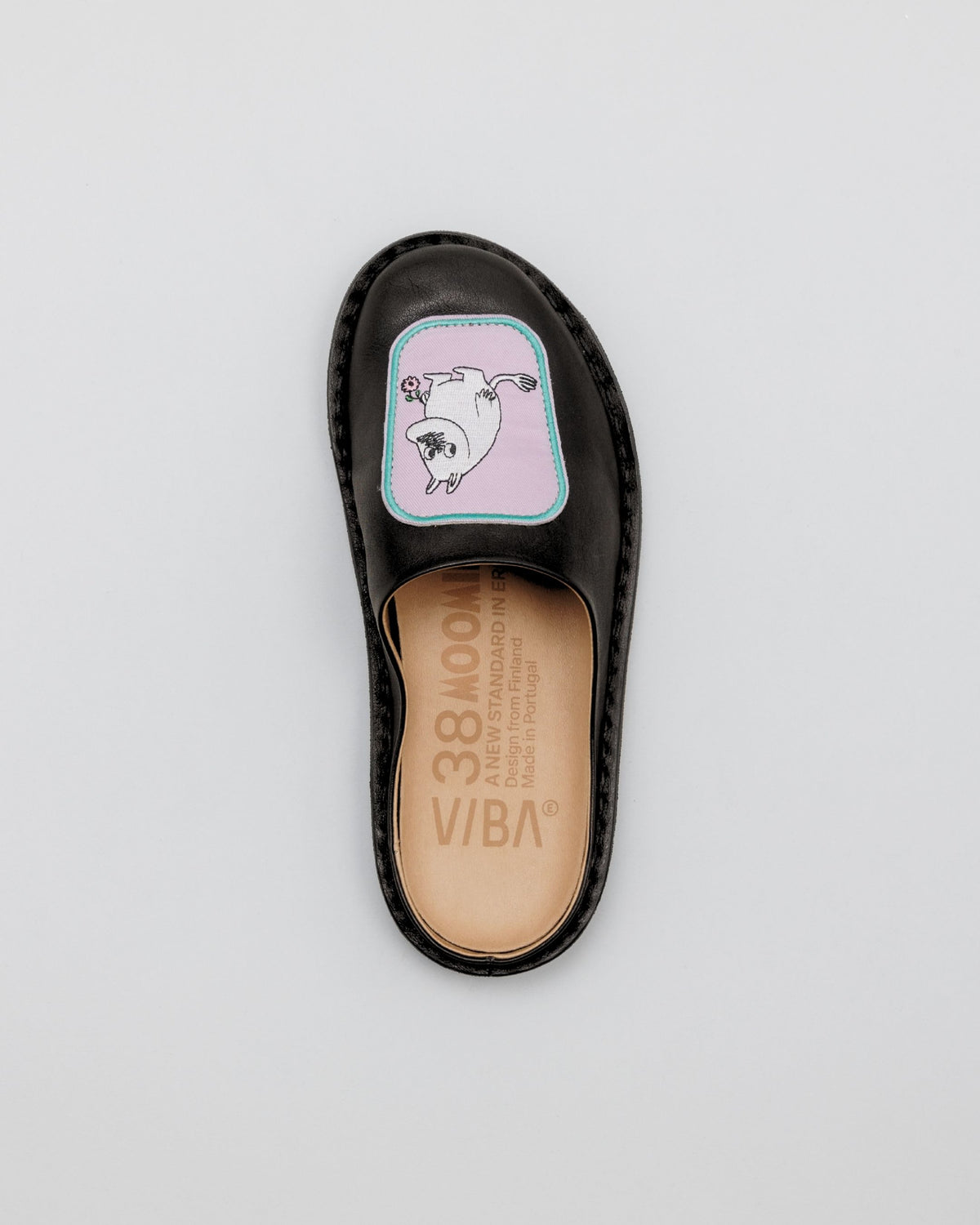 MOOMIN x VIBAe ROMA Leather Preto Black