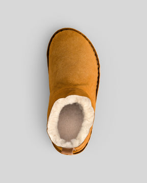 TE KUITI Shearling Chestnut Brown