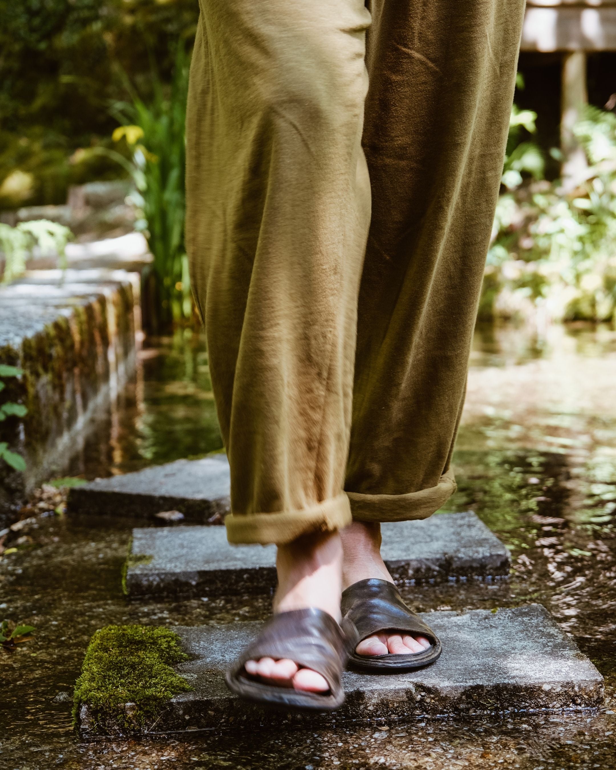 SAINT TROPEZ Leather Cocoa Brown