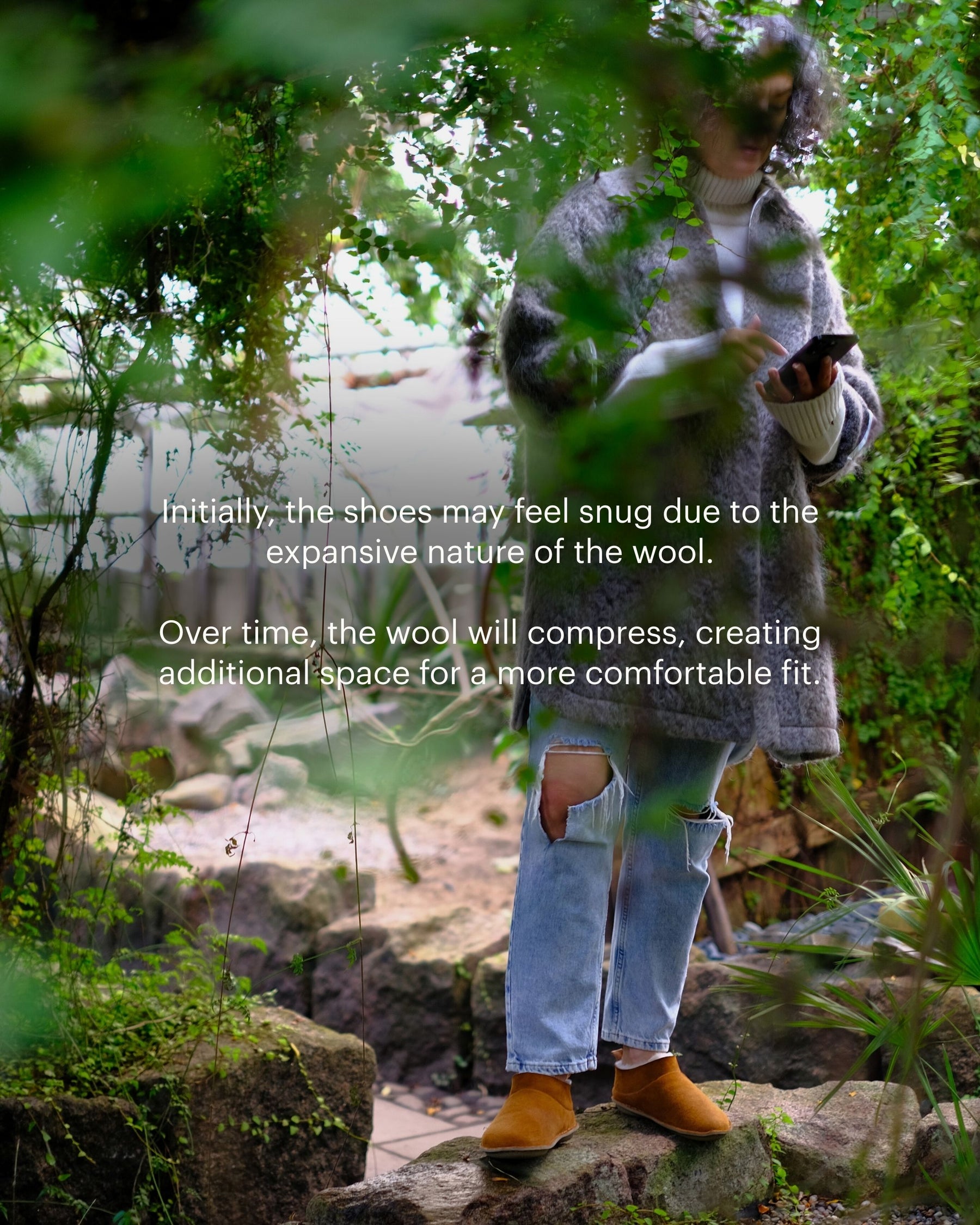 TE KUITI Shearling Chestnut Brown