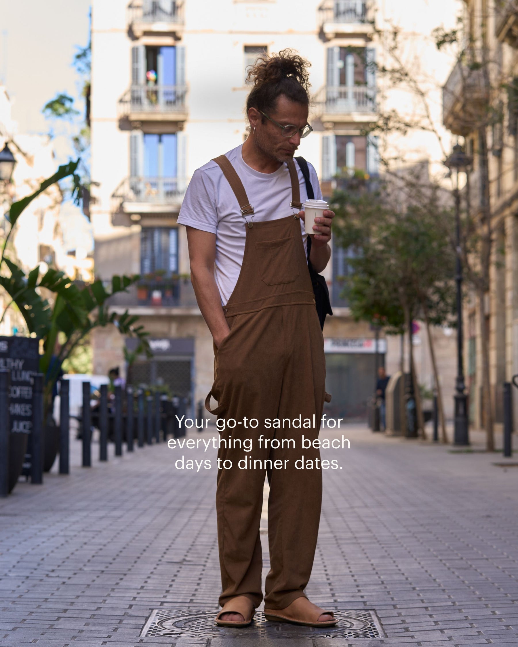 SAINT TROPEZ Leather Fawn Tan