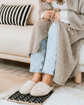 ROMA Shearling Natural White