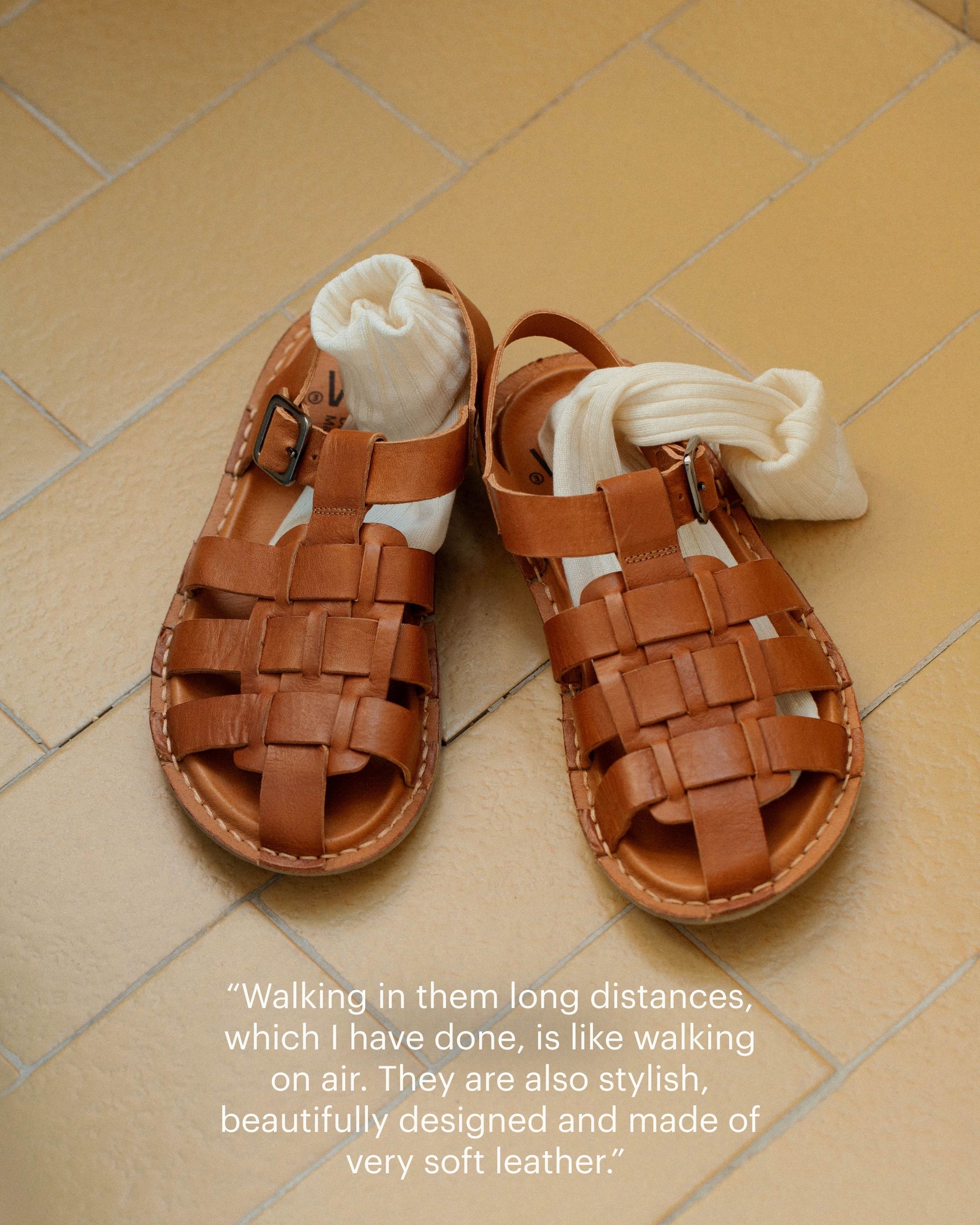 CAPRI Leather Cognac Brown