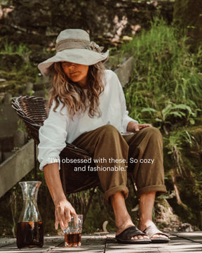 SAINT TROPEZ Leather Preto Black