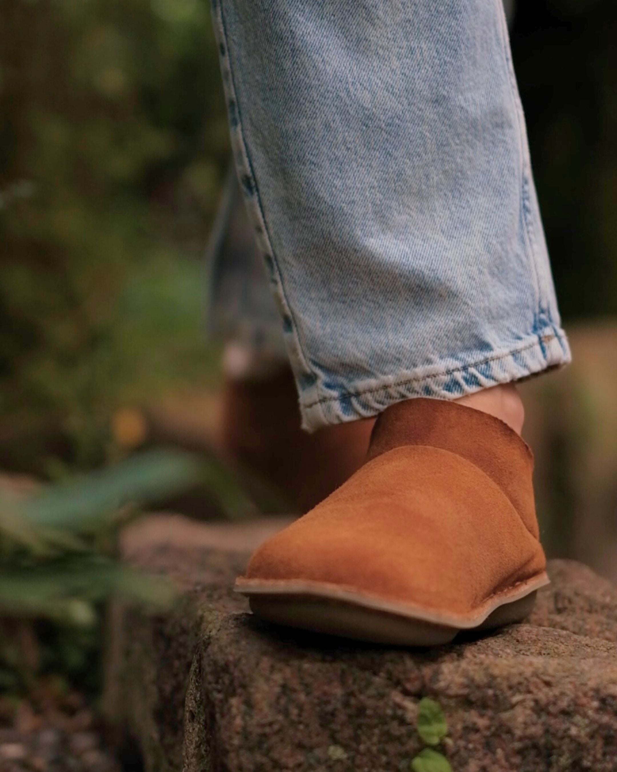 TE KUITI Shearling Chestnut Brown