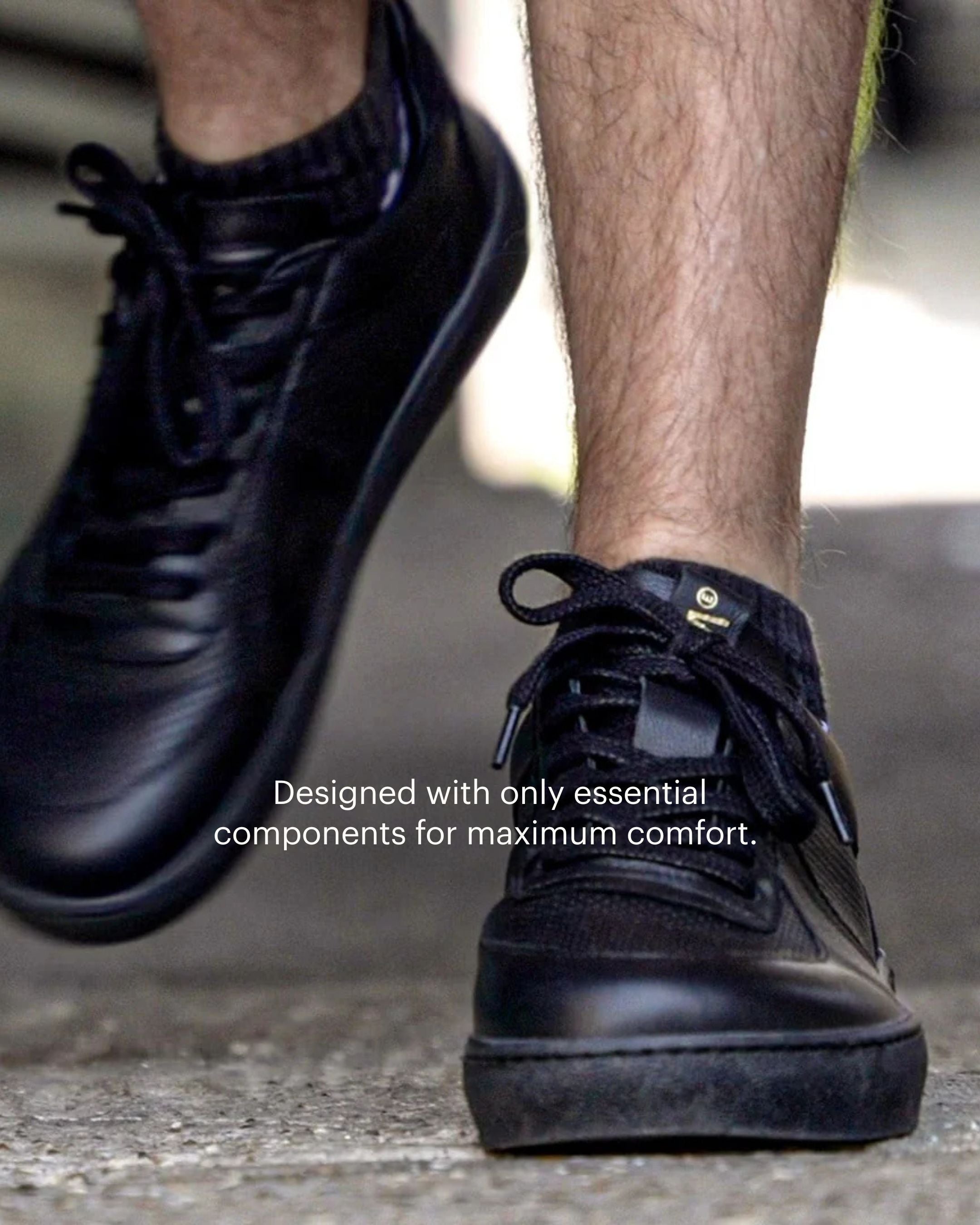 LONDON Bio Leather Black/Black