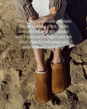 TE KUITI Shearling Chestnut Brown