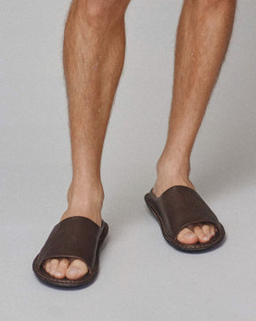 SAINT TROPEZ Leather Cocoa Brown