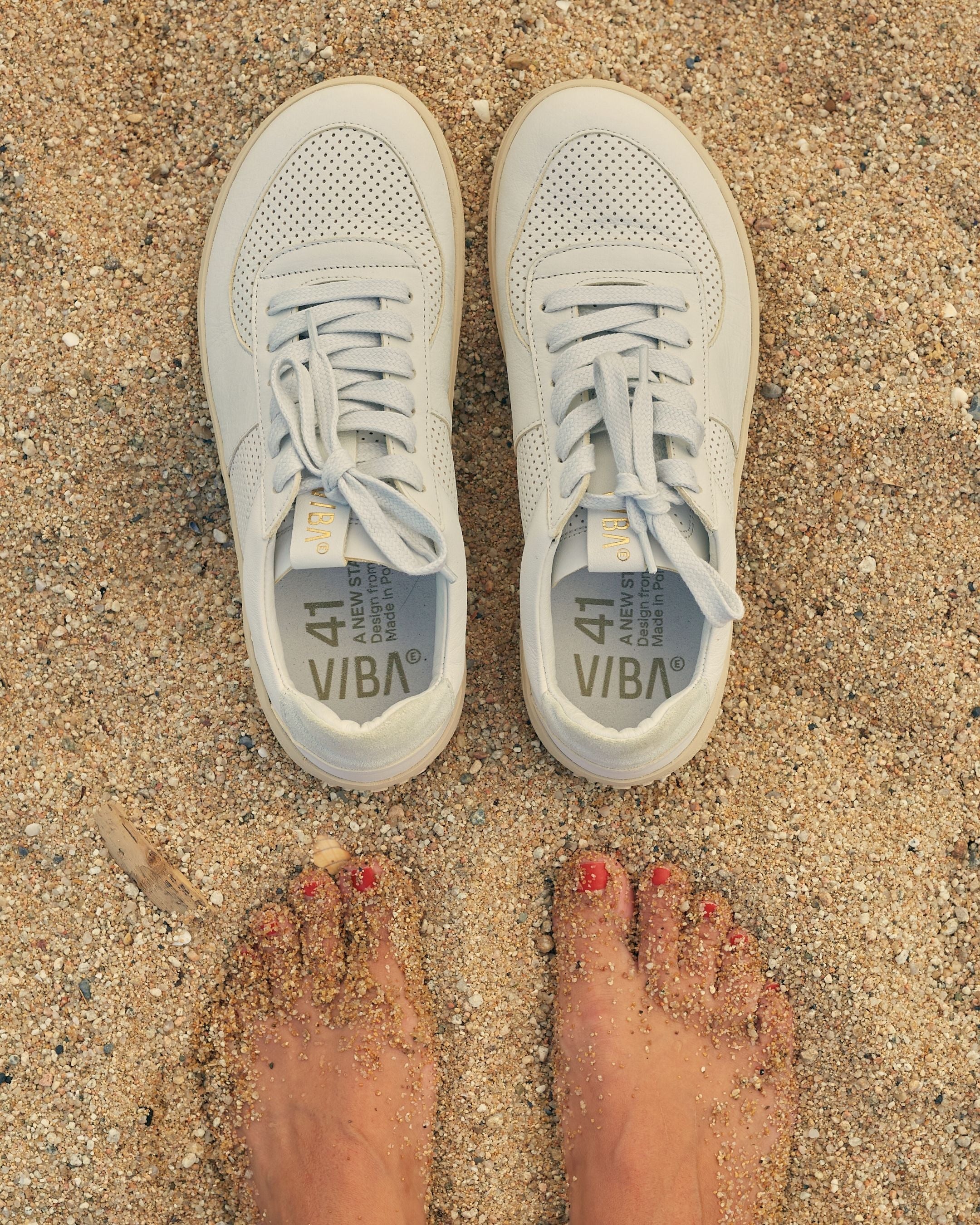 LONDON Bio Leather White/Chalk