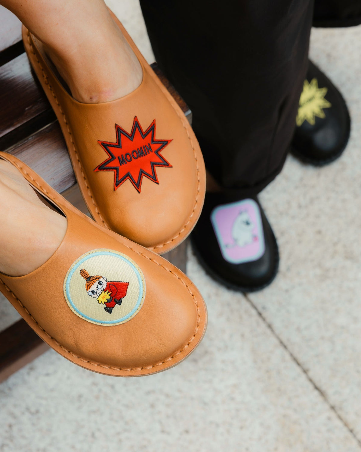 MOOMIN x VIBAe ROMA Leather Fawn Tan