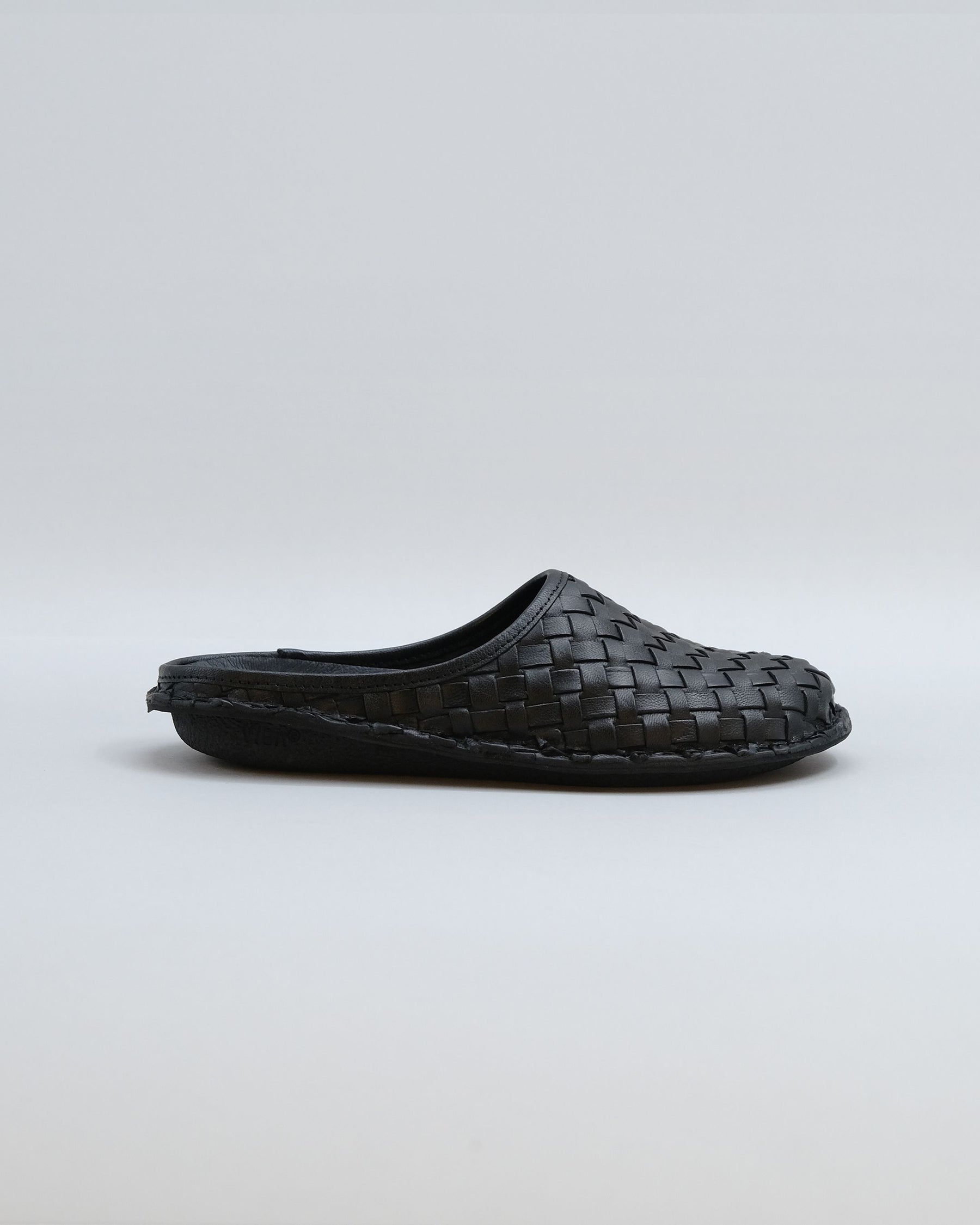 ROMA Woven Leather Preto Black