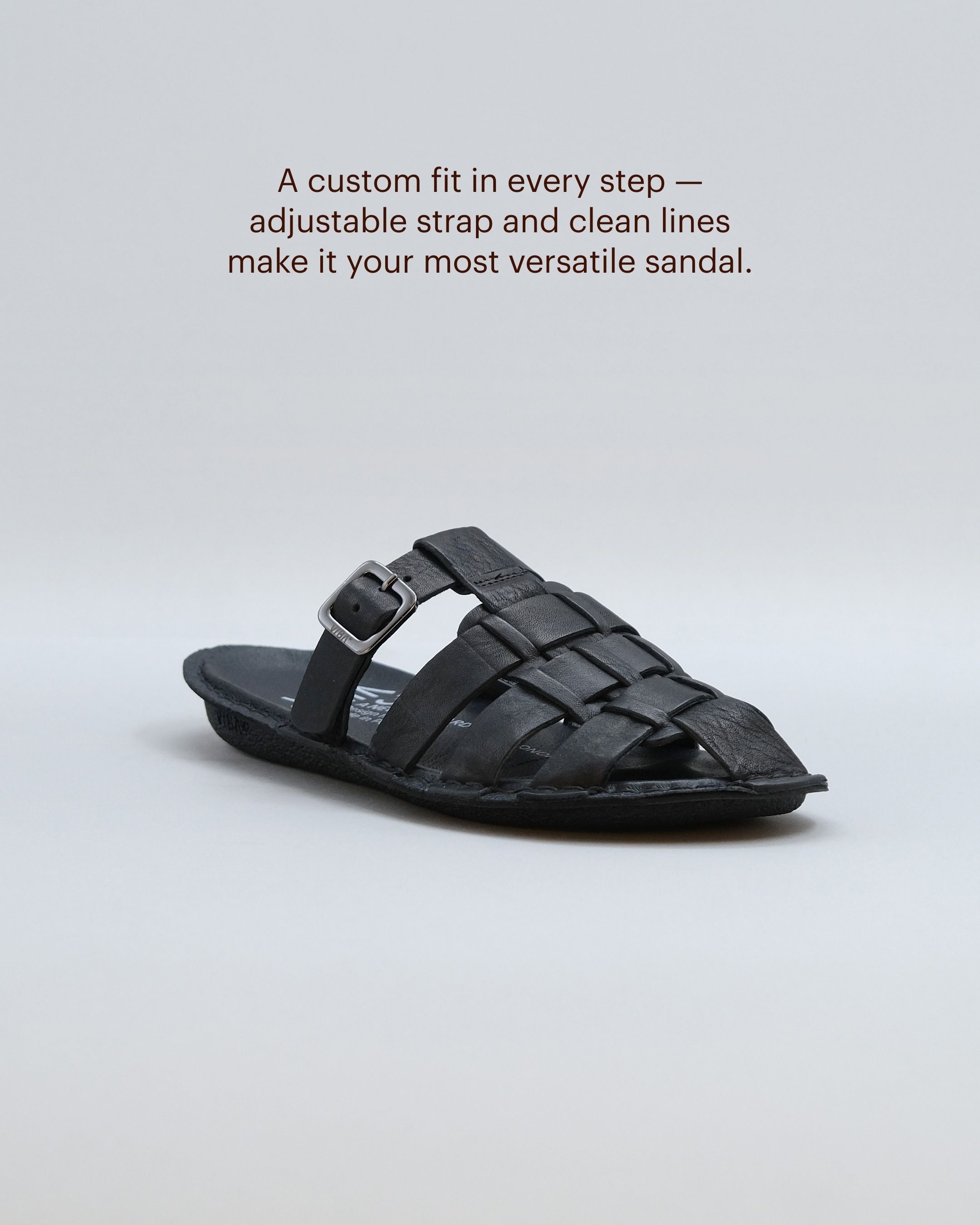 AMALFI Leather Preto Black