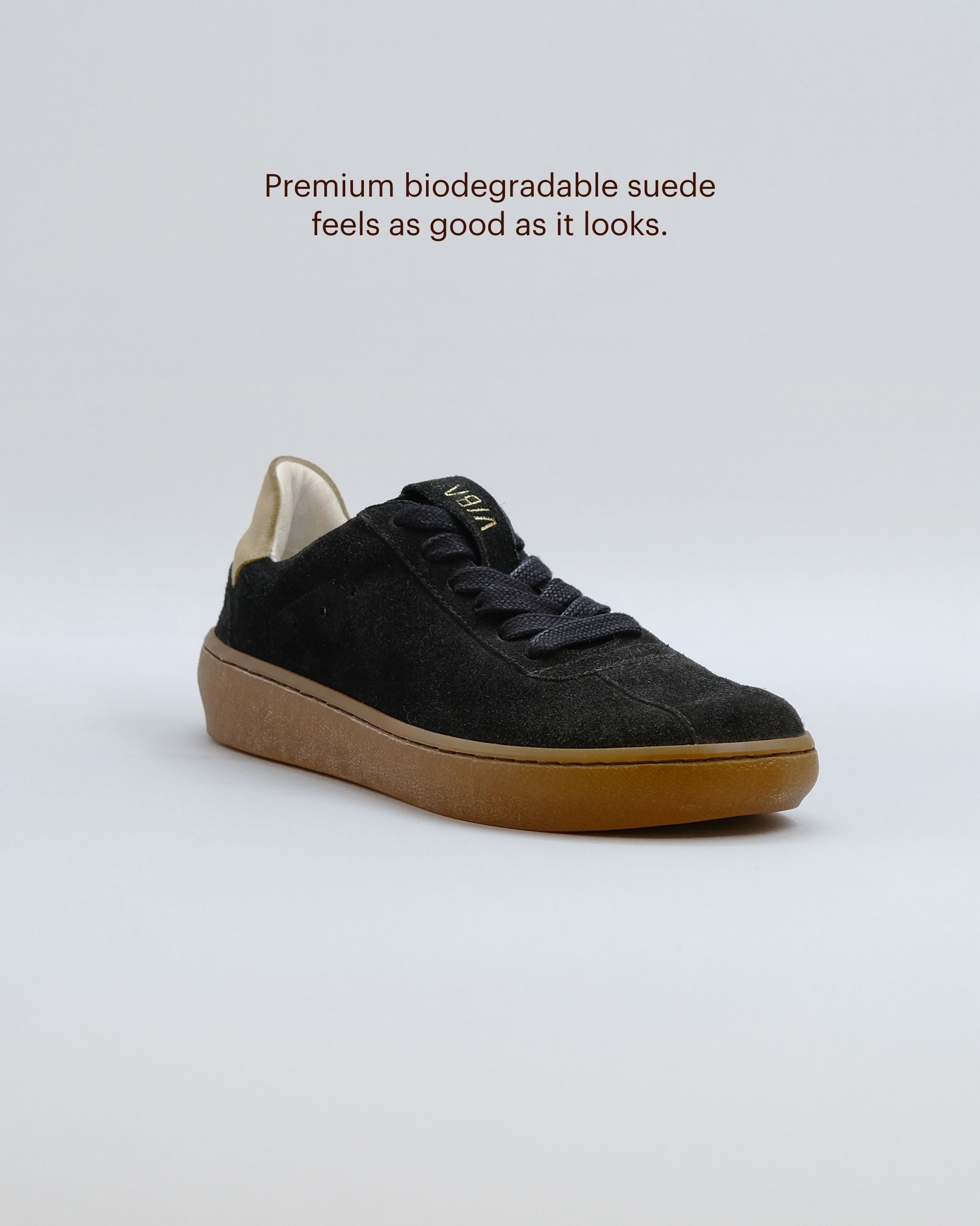 SYDNEY Bio Suede Black/Gum