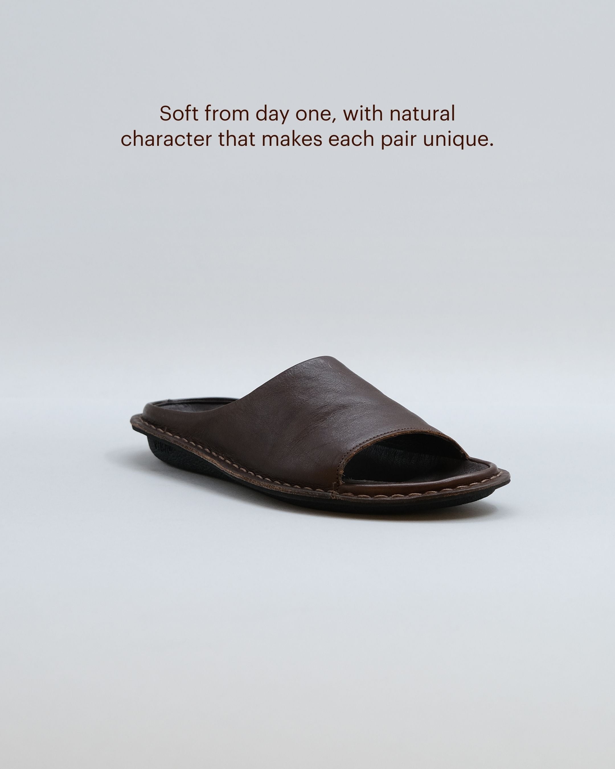 SAINT TROPEZ Leather Cocoa Brown