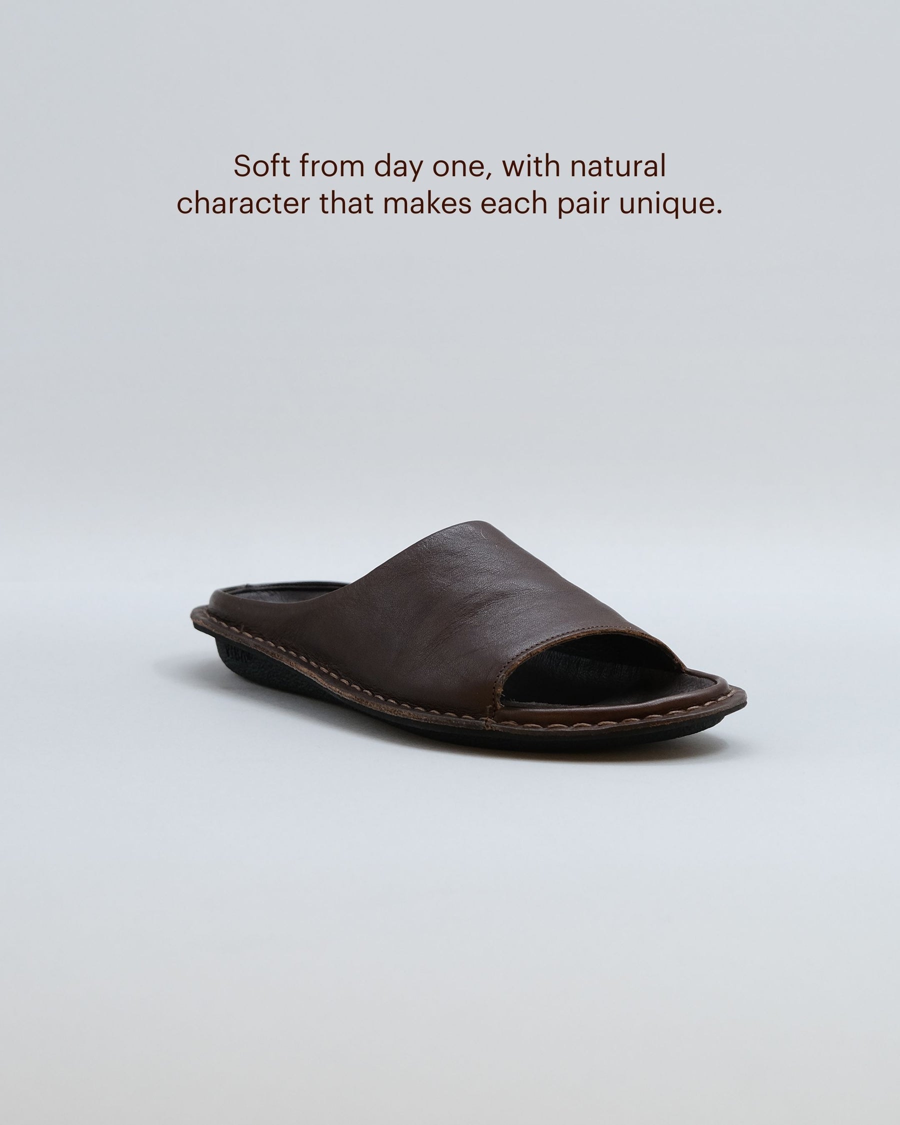 SAINT TROPEZ Leather Cocoa Brown