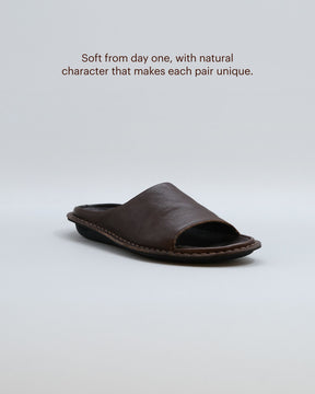 SAINT TROPEZ Leather Cocoa Brown