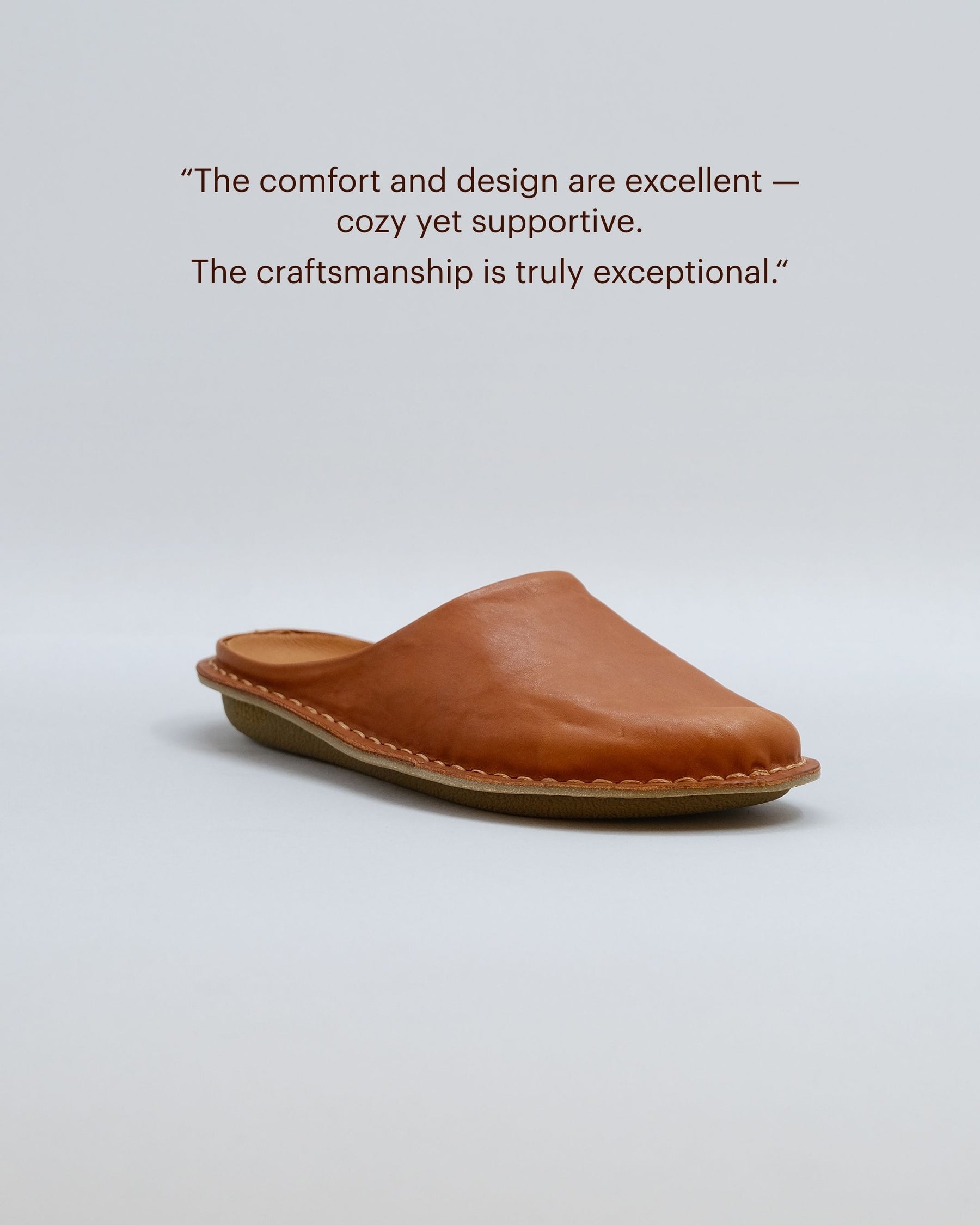 ROMA Leather Cognac Brown