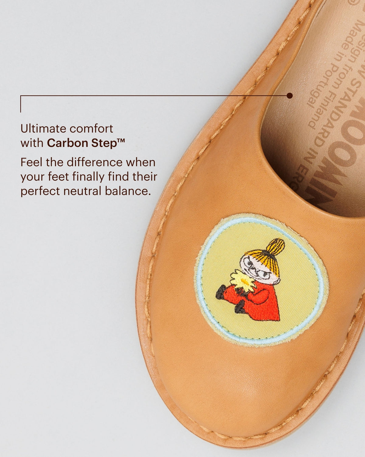 MOOMIN x VIBAe ROMA Leather Fawn Tan