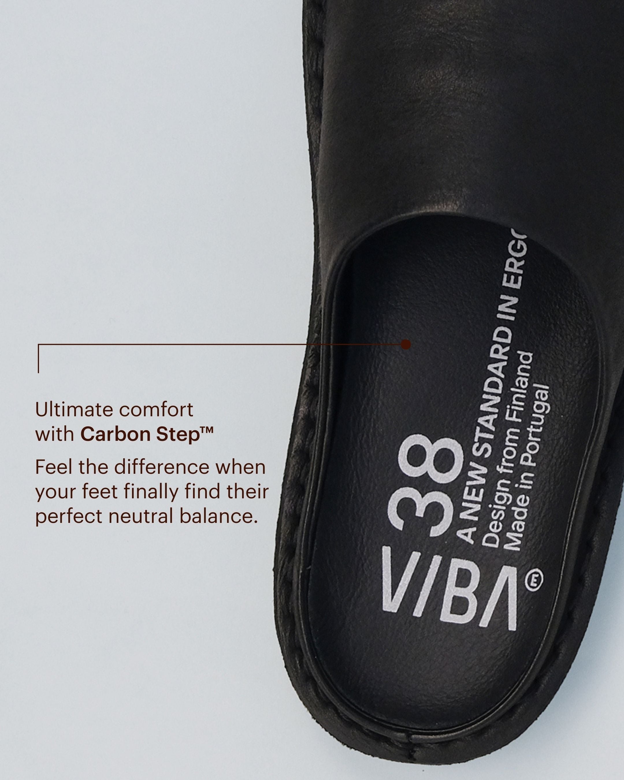 SAINT TROPEZ Leather Preto Black