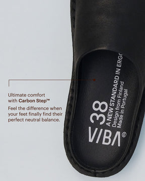 SAINT TROPEZ Leather Preto Black