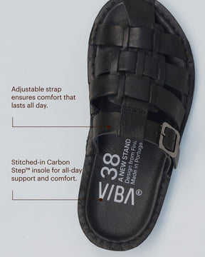 AMALFI Leather Preto Black