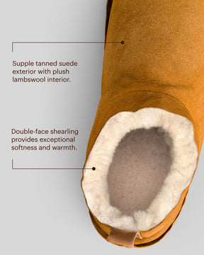 TE KUITI Shearling Chestnut Brown