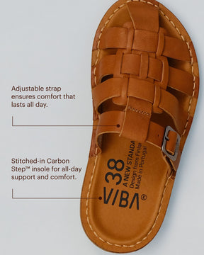 AMALFI Leather Cognac Brown