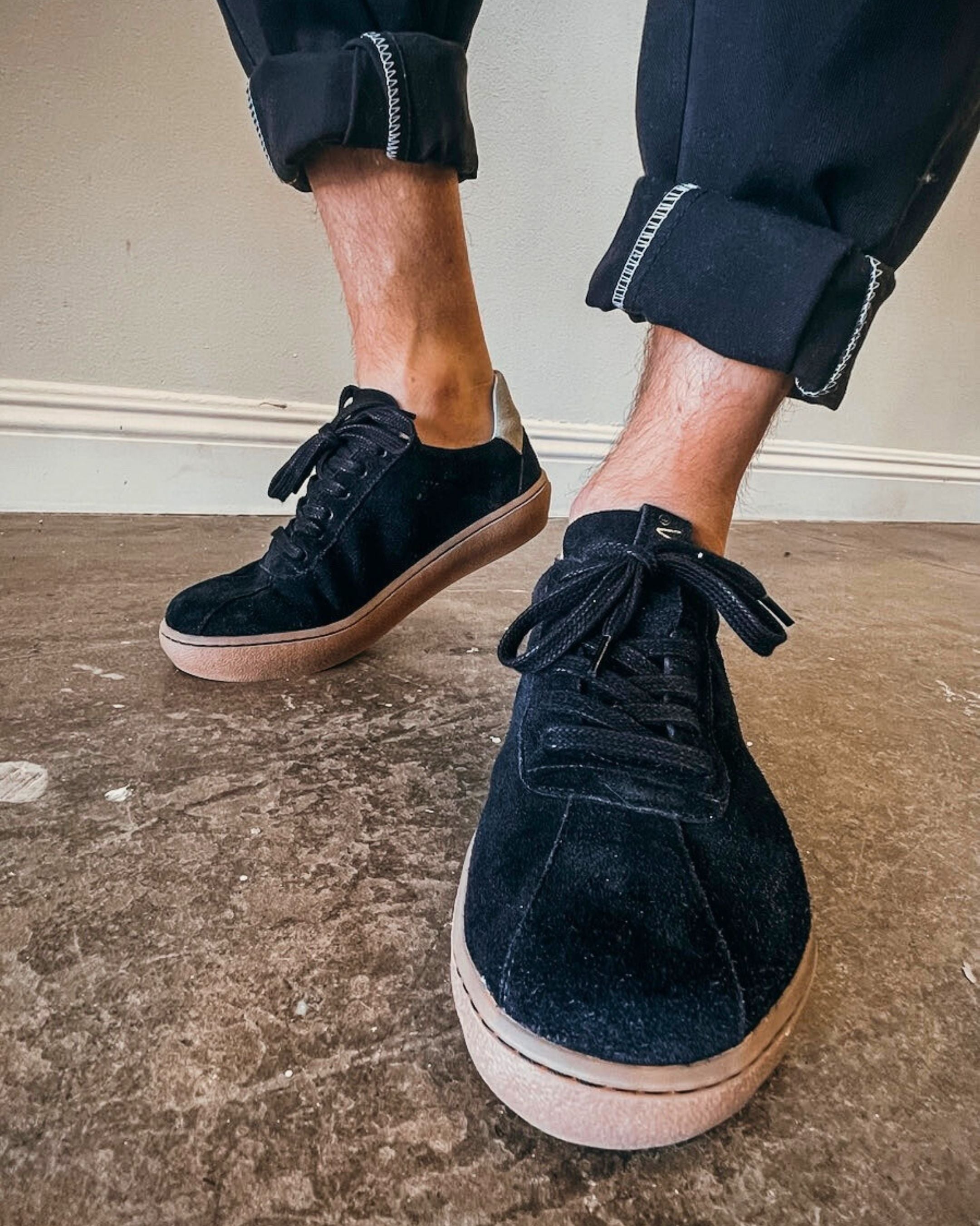 SYDNEY Bio Suede Black/Gum