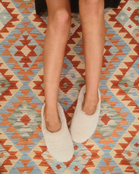 ROMA Shearling Natural White