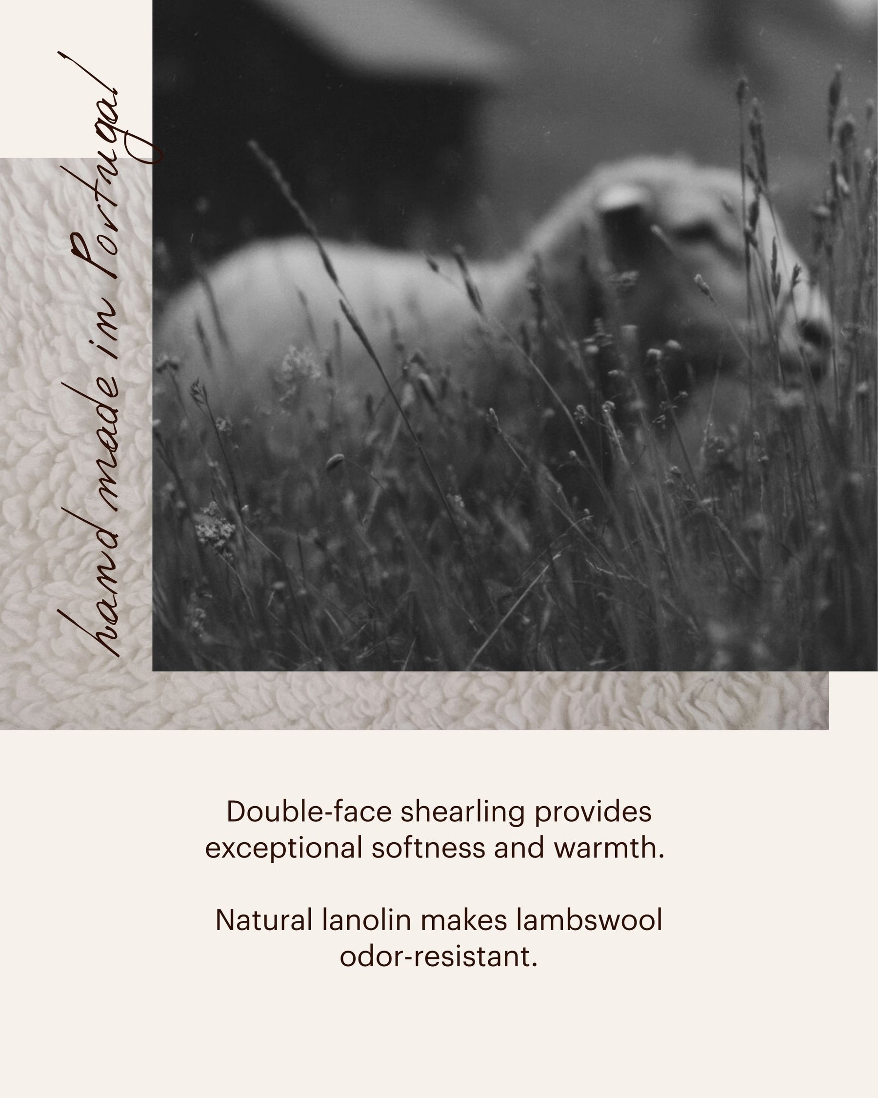 TE KUITI Shearling Chestnut Brown