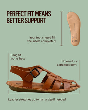 CAPRI Leather Cognac Brown