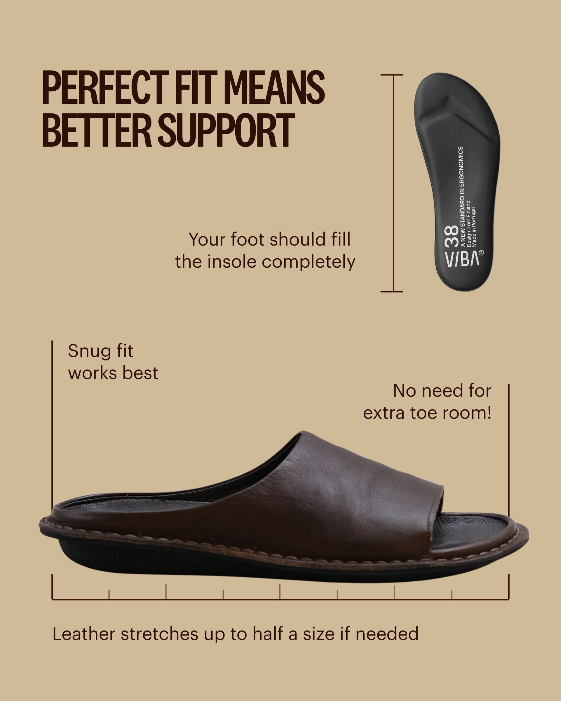 SAINT TROPEZ Leather Cocoa Brown