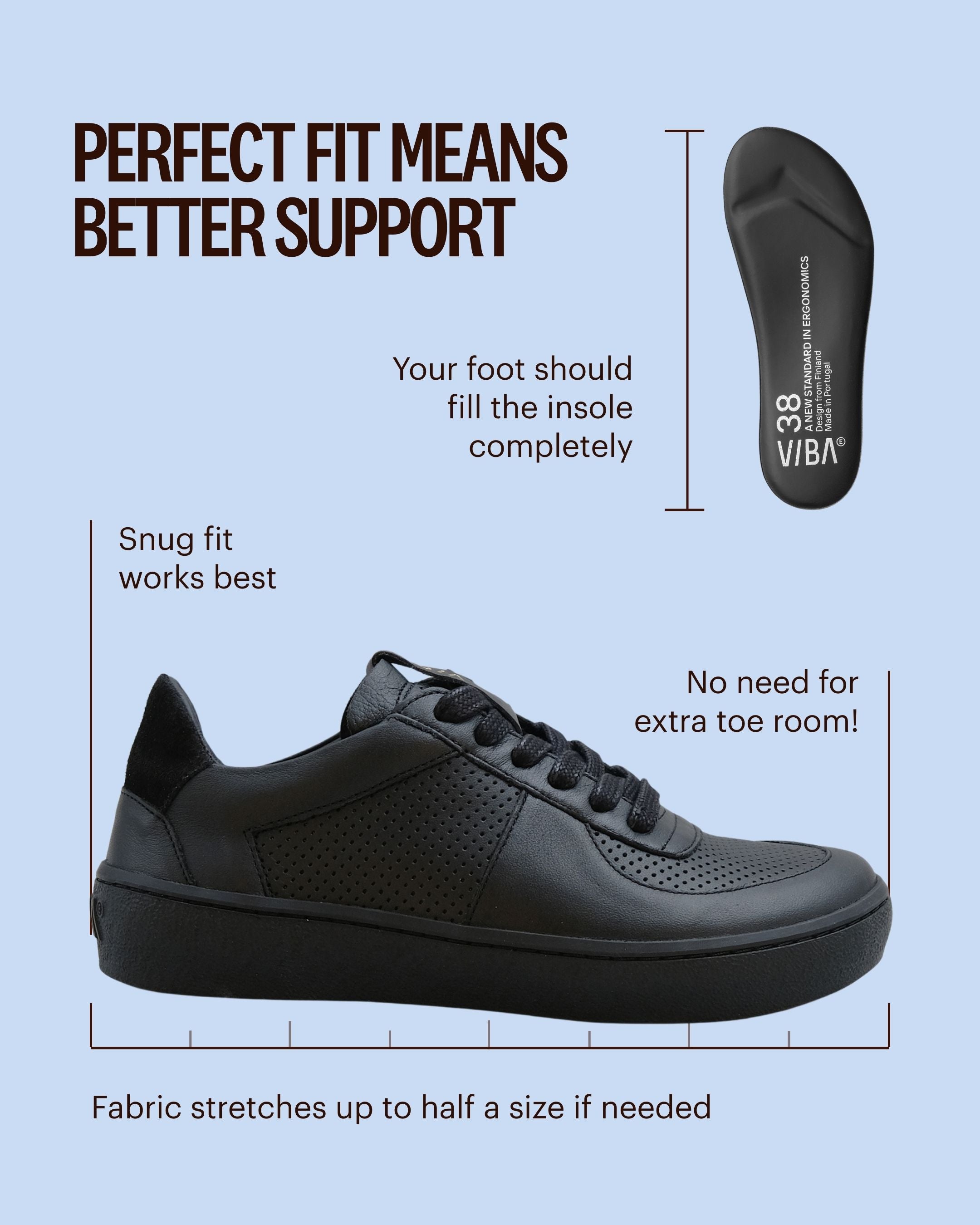 LONDON Bio Leather Black/Black