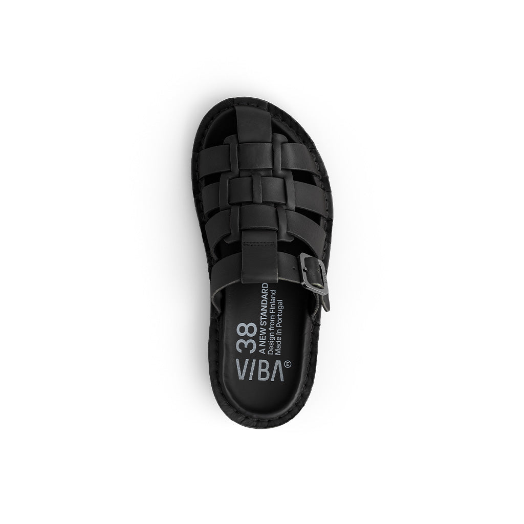 AMALFI Leather Preto Black